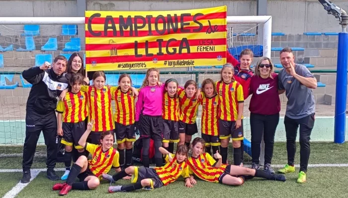 El Benjamí femení, campió de lliga!