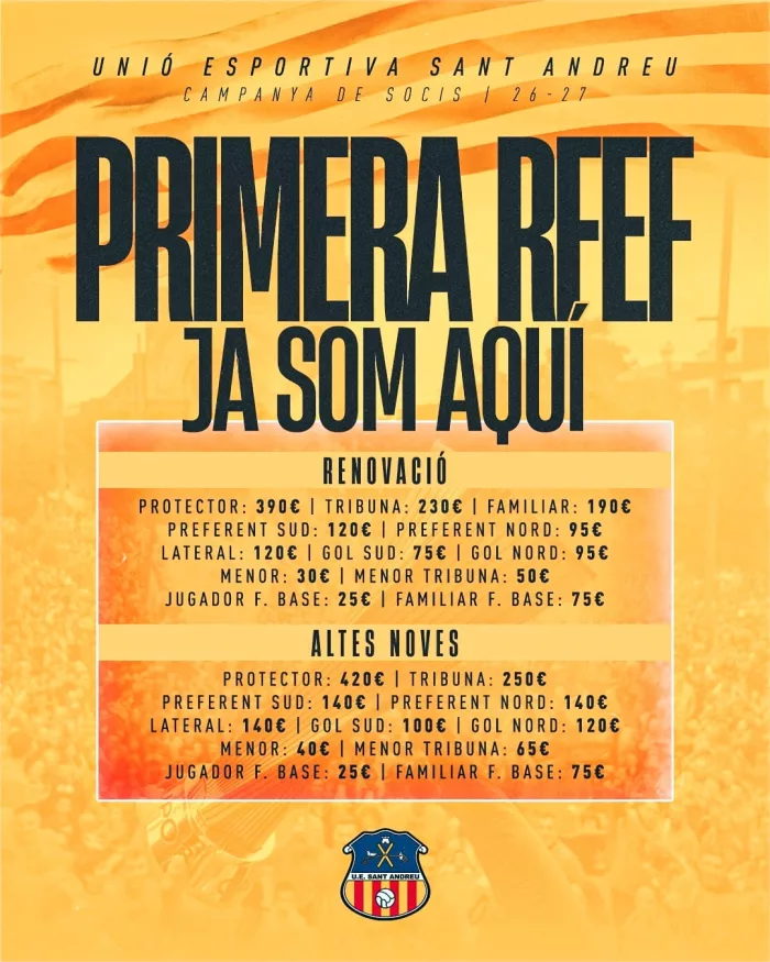 Ja som aquí!: campanya de socis 2026/2027