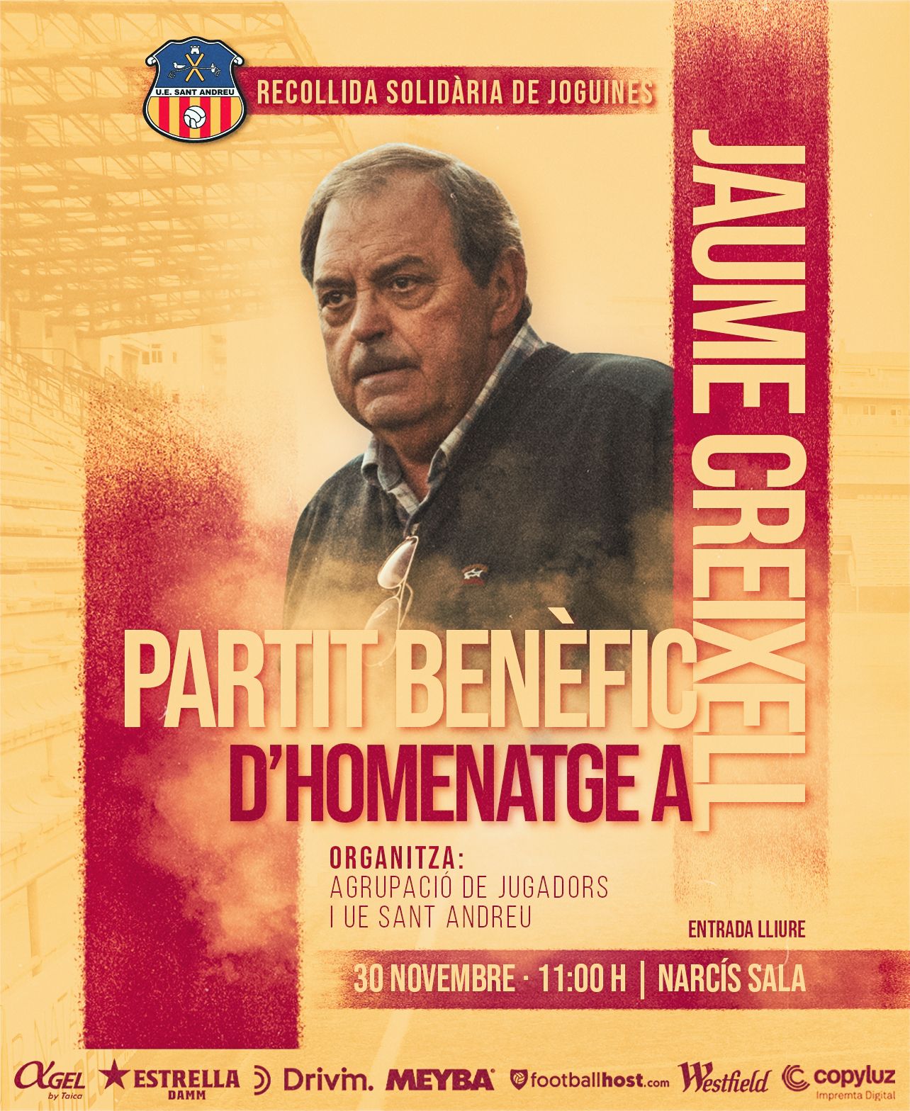 Partit d’homenatge a Jaume Creixell al Narcís Sala