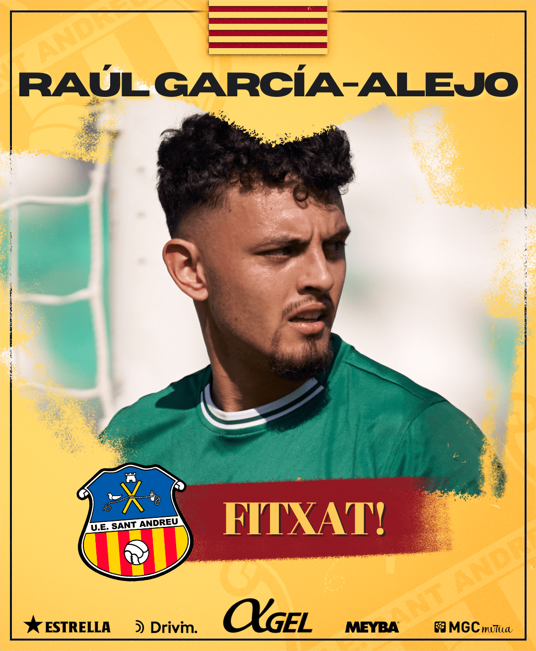Raúl García-Alejo reforça la porteria del Sant Andreu