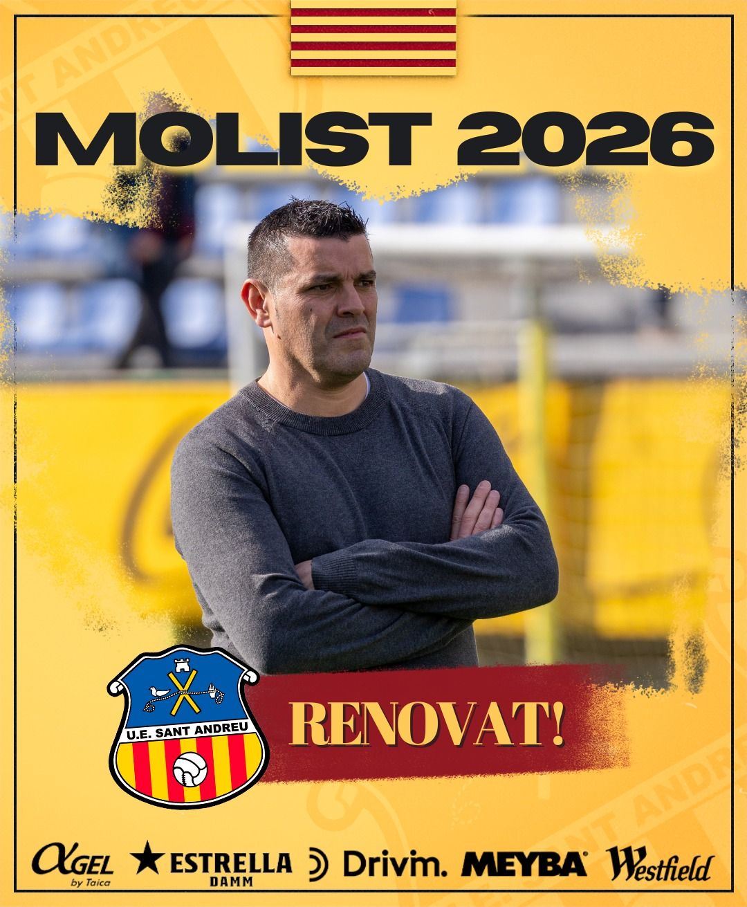 El Sant Andreu renova Xavi Molist fins al 2026
