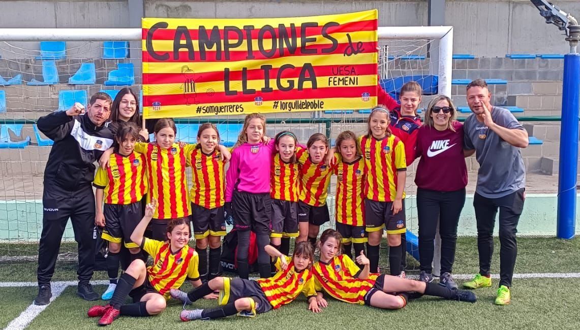 El Benjamí femení, campió de lliga!